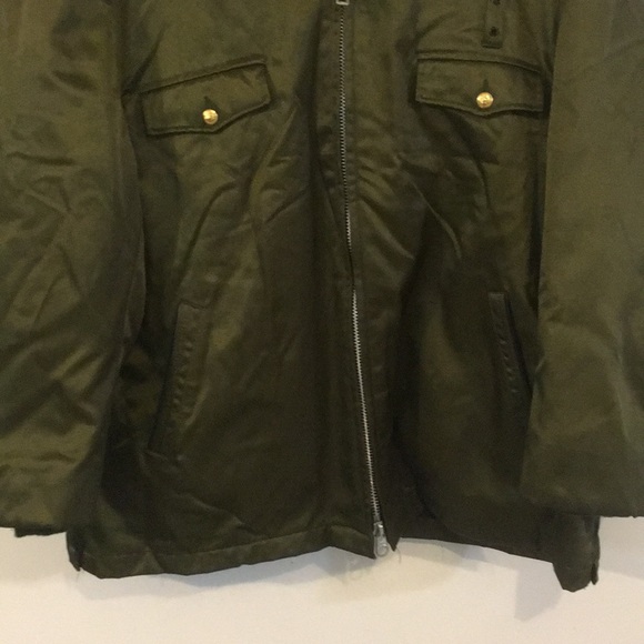 Eureka Fireproof Mens Green Coat size 52 Zip Front Zipout lining Warm industrial - Picture 2 of 7
